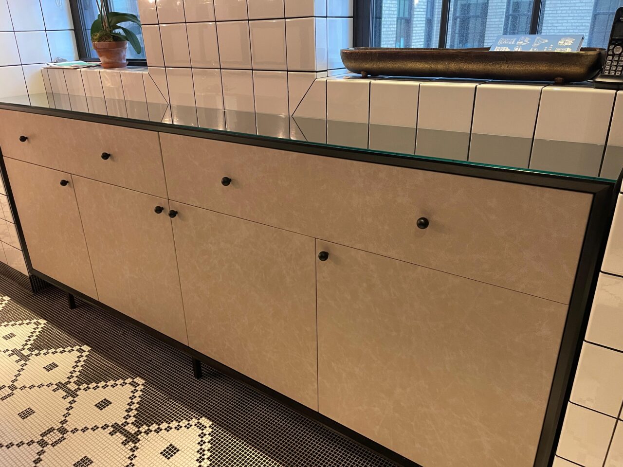 CustomGlass furniture cover in new york