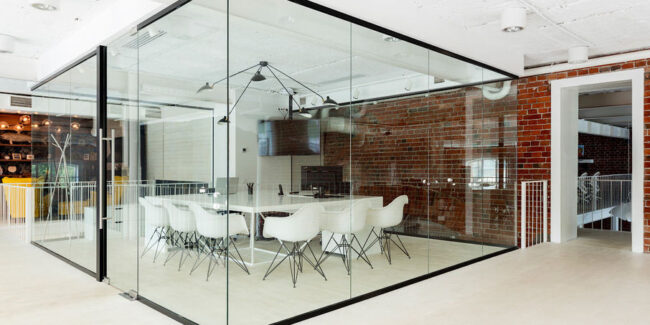 glass partitions